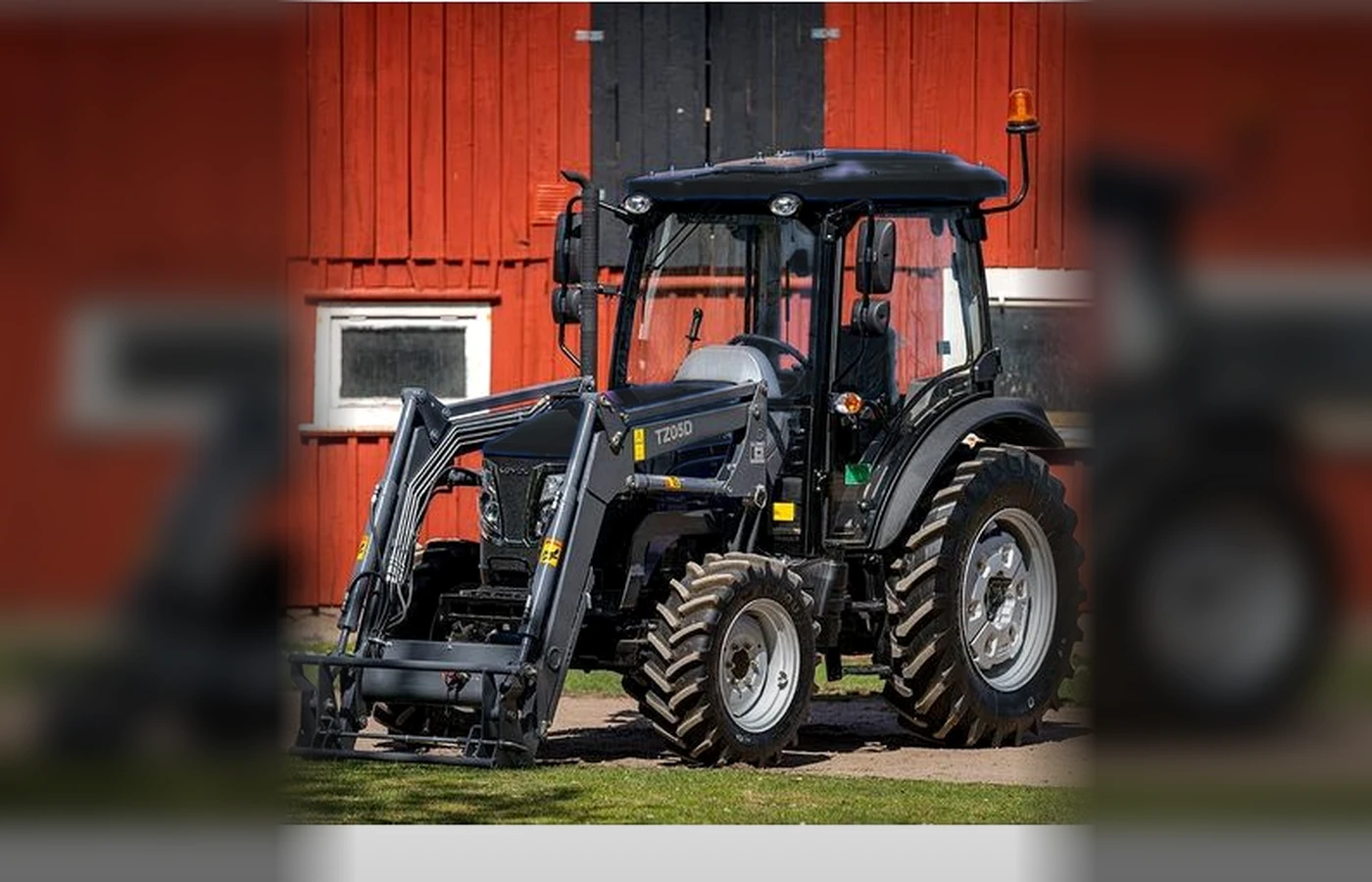Traktor s čelným nakladačom